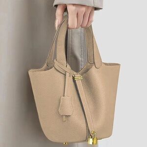Elegant Tan Tote Bag